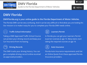 'dmvflorida.org' screenshot