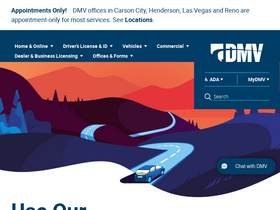 'dmvnv.com' screenshot