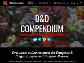 'dnd-compendium.com' screenshot