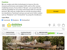 'dobbies.com' screenshot