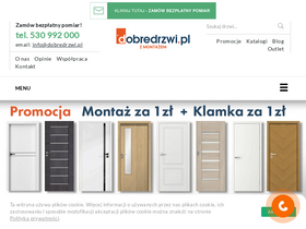 'dobredrzwi.pl' screenshot