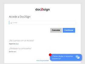 'doc2sign.com' screenshot