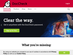 'doccheck.com' screenshot