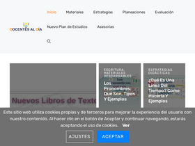 'docentesaldia.com' screenshot