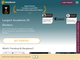 'docplexus.com' screenshot