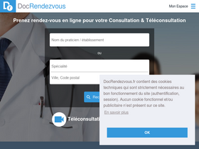 'docrendezvous.fr' screenshot
