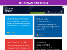'docsdownloader.com' screenshot