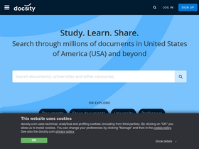 'docsity.com' screenshot