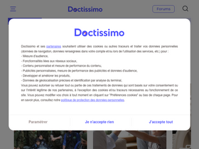 'doctissimo.fr' screenshot