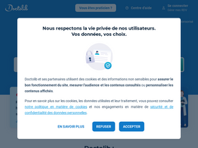 'doctolib.fr' screenshot