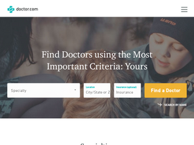 'doctor.com' screenshot
