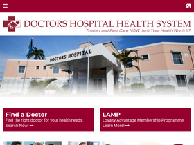 'doctorshosp.com' screenshot