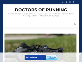 'doctorsofrunning.com' screenshot