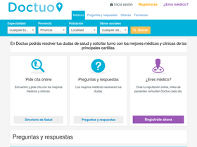 'doctuoar.com' screenshot