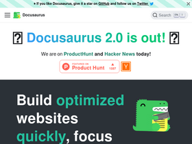 'docusaurus.io' screenshot