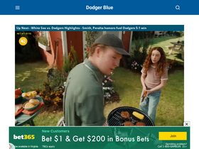 'dodgerblue.com' screenshot