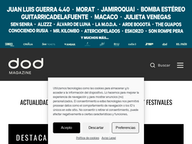 'dodmagazine.es' screenshot