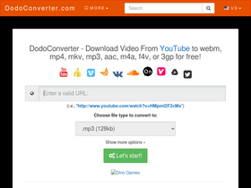 'dodoconverter.com' screenshot