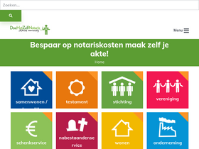 'doehetzelfnotaris.nl' screenshot