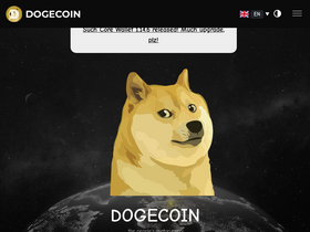 'dogecoin.com' screenshot