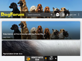 'dogforum.com' screenshot