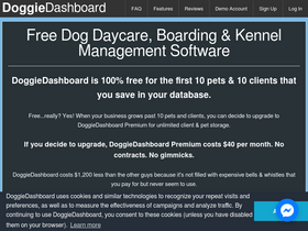 'doggiedashboard.com' screenshot