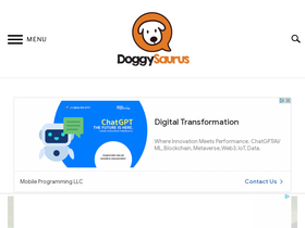 'doggysaurus.com' screenshot