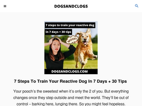 'dogsandclogs.com' screenshot