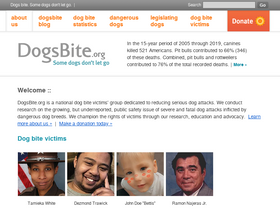 'dogsbite.org' screenshot