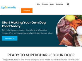 'dogsnaturallymagazine.com' screenshot