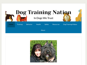 'dogtrainingnation.com' screenshot