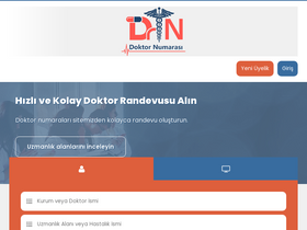 'doktornumarasi.com' screenshot