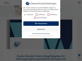'doktorweigl.de' screenshot