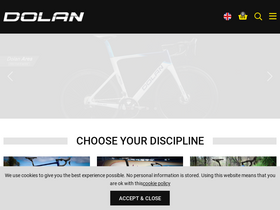 'dolan-bikes.com' screenshot