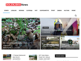 'dolenjskanews.com' screenshot