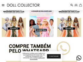 'dollcollector.com.br' screenshot