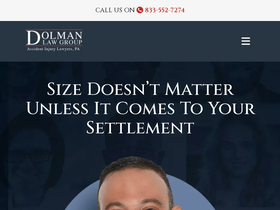 'dolmanlaw.com' screenshot