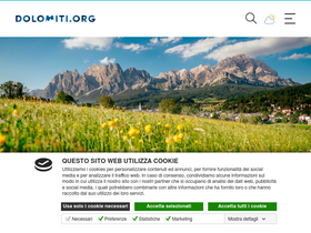 'dolomiti.org' screenshot