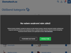 'domacitechnika.cz' screenshot