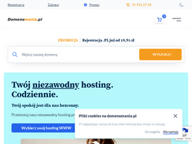 'domenomania.pl' screenshot