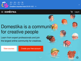 'domestika.org' screenshot