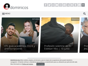'dominicos.org' screenshot