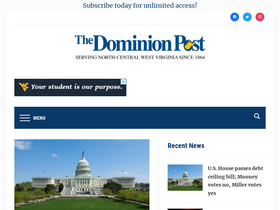 'dominionpost.com' screenshot