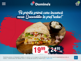 'dominos-pizza.ro' screenshot