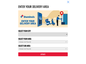 'dominos.com.pk' screenshot