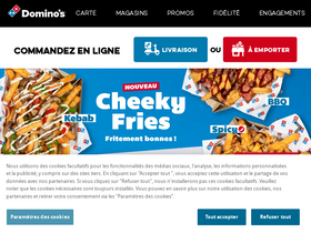 'dominos.fr' screenshot