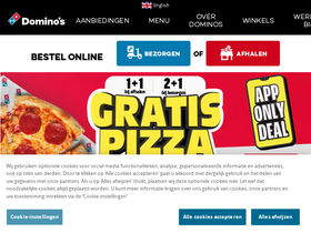'dominos.nl' screenshot