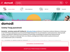 'domodi.pl' screenshot