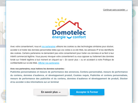 'domotelec.fr' screenshot