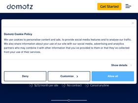 'domotz.com' screenshot